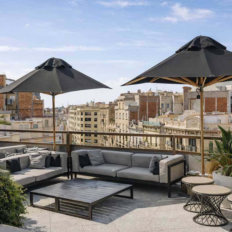 la terraza del claris barcelona