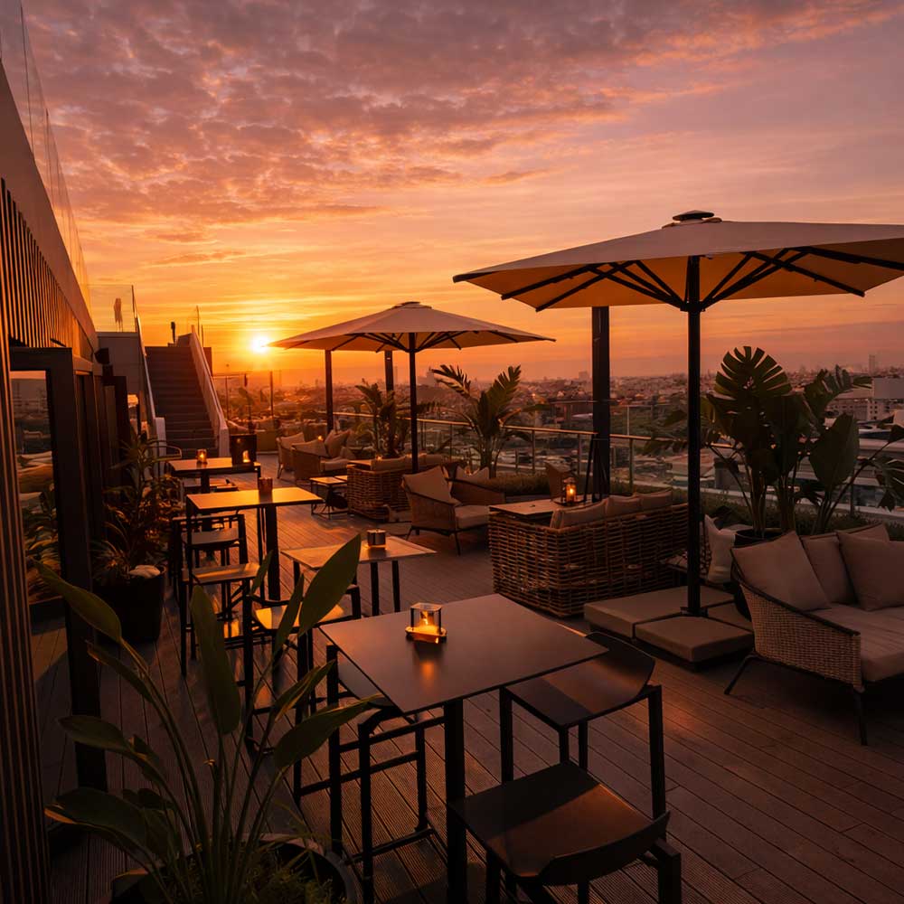 skybar novotel terrazas en valencia